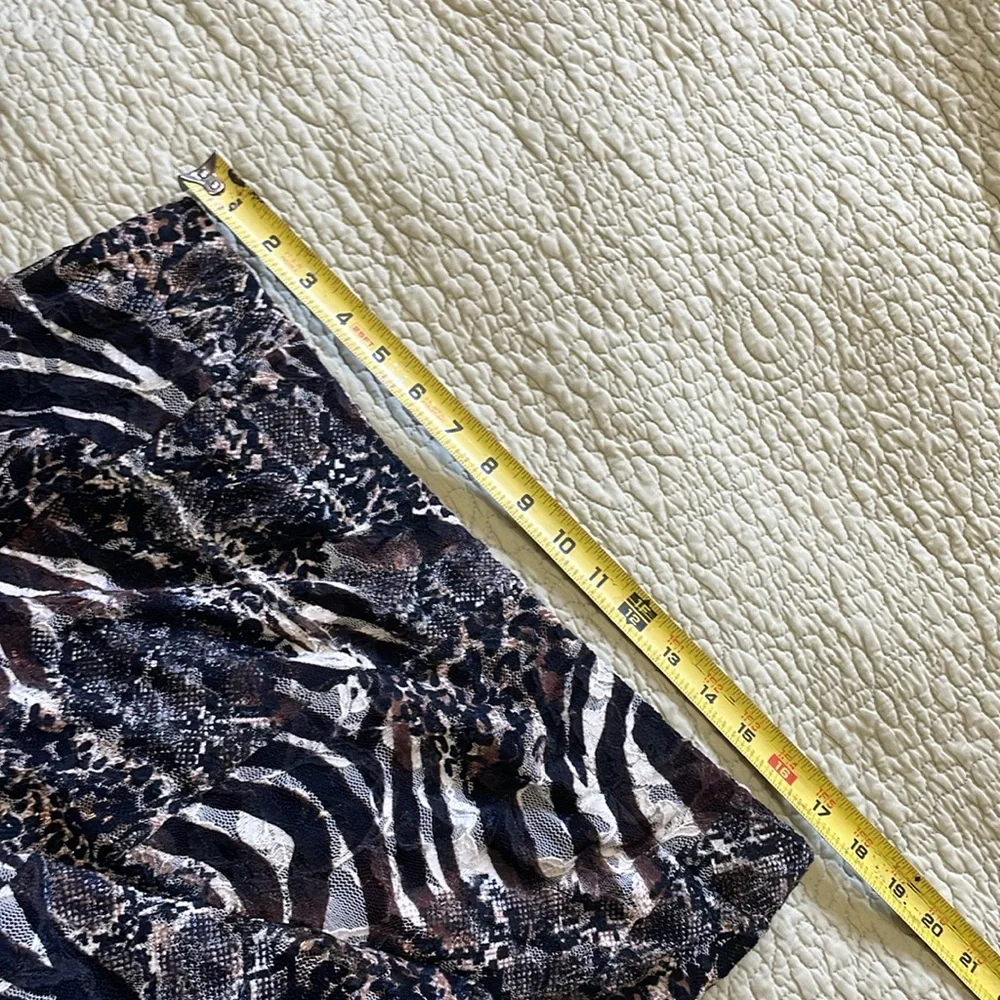 Chico's Black and White Maxi Skirt Resort Wear A-Line